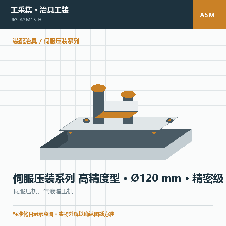 伺服压装系列 高精度型 · Ø120 mm · 精密级商品示意图