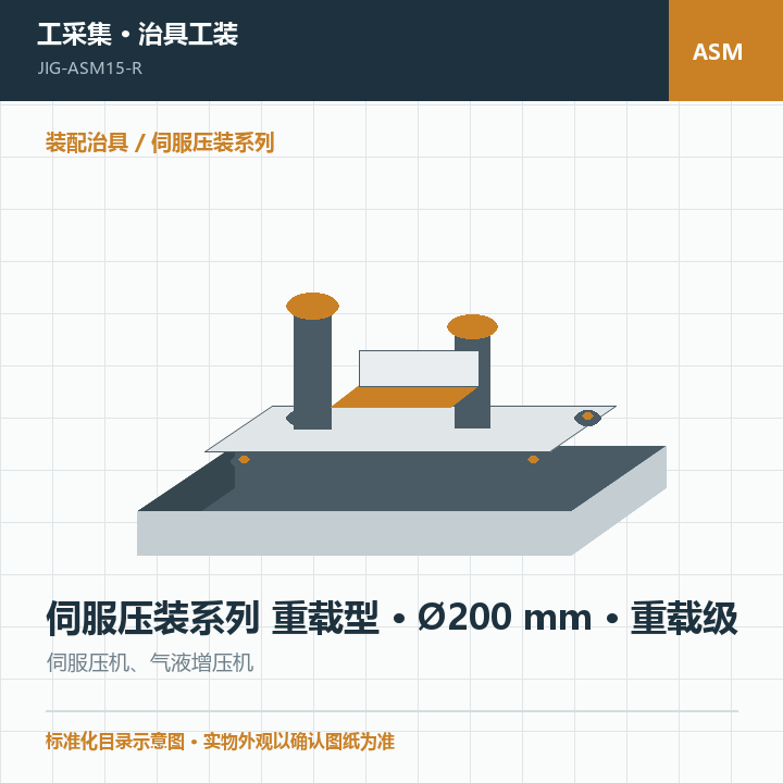 伺服压装系列 重载型 · Ø200 mm · 重载级商品示意图