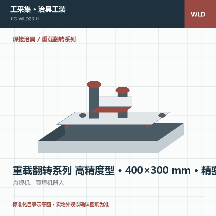 重载翻转系列 高精度型 · 400×300 mm · 精密级商品示意图