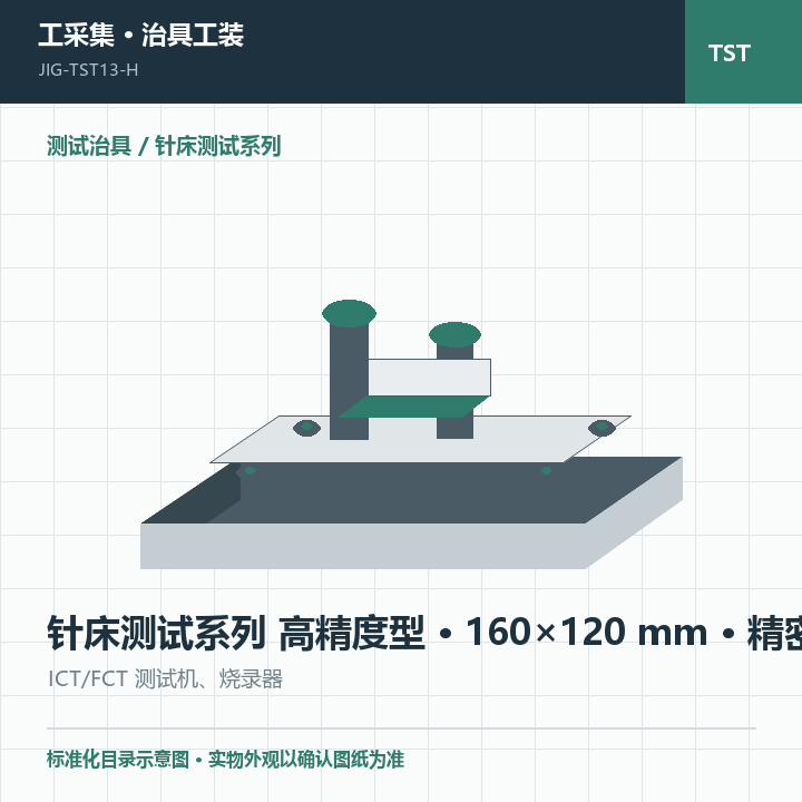 针床测试系列 高精度型 · 160×120 mm · 精密级商品示意图