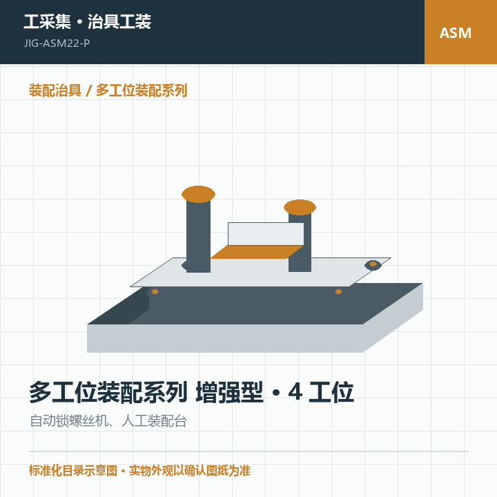 多工位装配系列 增强型 · 4 工位商品示意图