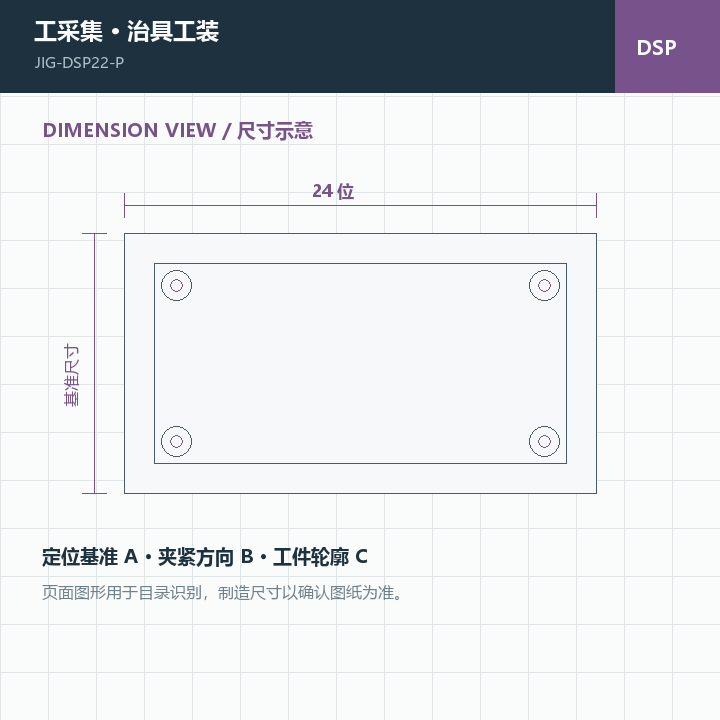 快拆遮蔽系列 增强型 · 24 位尺寸示意图