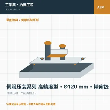伺服压装系列 高精度型 · Ø120 mm · 精密级