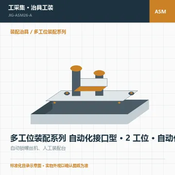 多工位装配系列 自动化接口型 · 2 工位 · 自动化接口
