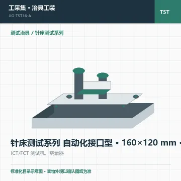 针床测试系列 自动化接口型 · 160×120 mm · 自动化接口
