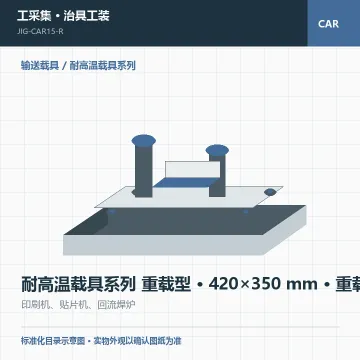 耐高温载具系列 重载型 · 420×350 mm · 重载级