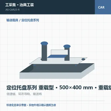 定位托盘系列 重载型 · 500×400 mm · 重载级